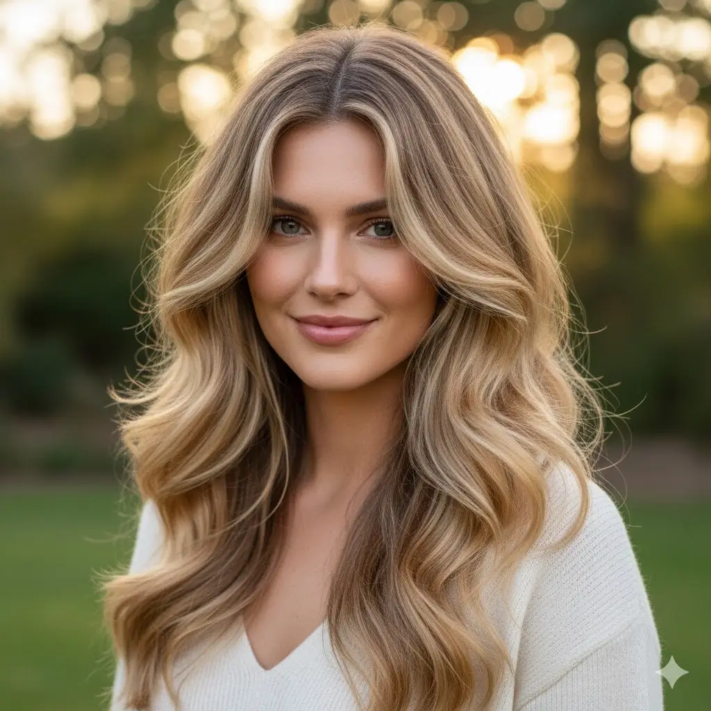 long wavy butterfly layers