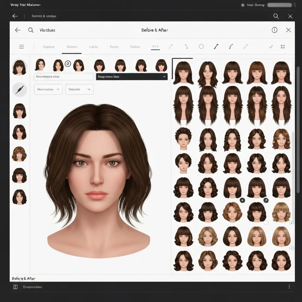 Virtual Makeover - Long Hair Filter