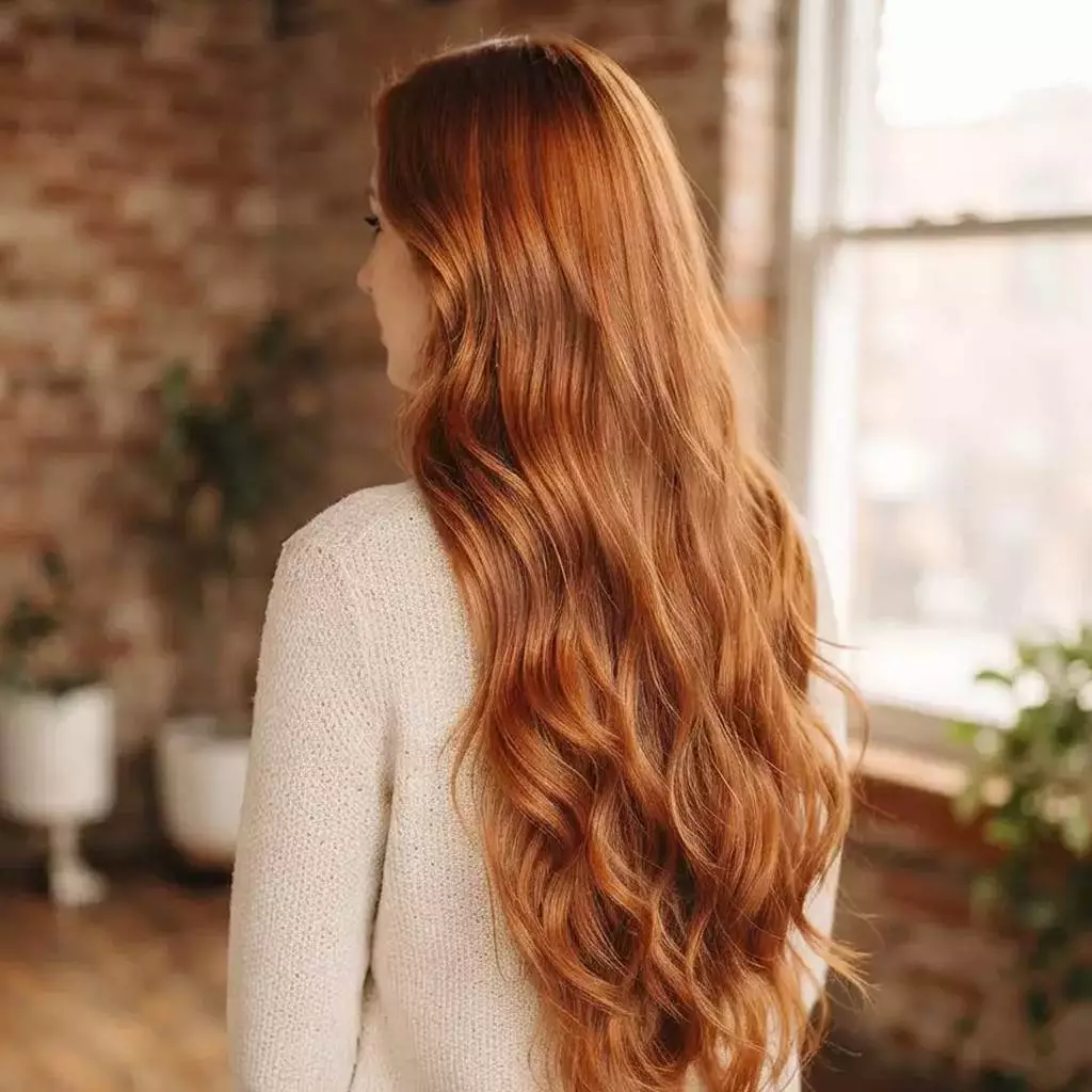 Copper Hair Color Ideas: Cowboy Copper, Auburn & Warm Shades for Long Hair